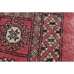 Pakisztáni szőnyeg rózsaszín Bokhara 79x131 kézi csomózású szőnyeg