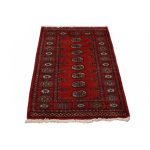 Pakisztáni szőnyeg rózsaszín Bokhara 81x119 kézi csomózású szőnyeg