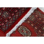 Pakisztáni szőnyeg bordó Bokhara 95x160 kézi csomózású szőnyeg