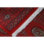 Pakisztáni szőnyeg bordó Bokhara 94x159 kézi csomózású szőnyeg