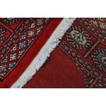 Pakisztáni szőnyeg bordó Bokhara 93x153 kézi csomózású szőnyeg