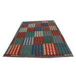 Kilim szőnyeg 301x207 kézi szövésű afgán gyapjú kilim