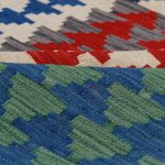 Kilim szőnyeg 301x207 kézi szövésű afgán gyapjú kilim