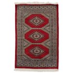 Pakisztáni szőnyeg bordó Jaldar 63x94 kézi csomózású szőnyeg