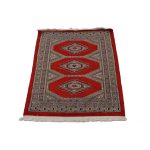 Pakisztáni szőnyeg bordó Jaldar 63x94 kézi csomózású szőnyeg