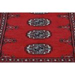 Pakisztáni szőnyeg bordó Bokhara 80x118 kézi csomózású szőnyeg
