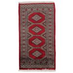 Pakisztáni szőnyeg bordó Jaldar 71x129 kézi csomózású szőnyeg