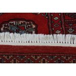 Pakisztáni szőnyeg bordó Bokhara 93x146 kézi szőnyeg