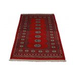 Pakisztáni szőnyeg bordó Bokhara 94x160 kézi csomózású szőnyeg