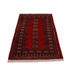 Pakisztáni szőnyeg bordó Bokhara 94x160 kézi csomózású szőnyeg