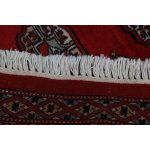 Pakisztáni szőnyeg bordó Bokhara 94x156 kézi csomózású szőnyeg