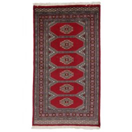   Pakisztáni szőnyeg bordó Jaldar 91x160 kézi csomózású szőnyeg