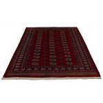 Pakisztáni szőnyeg bordó Bokhara 169x223 kézi csomózású nappali szőnyeg