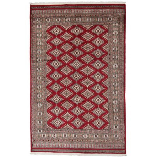 Pakisztáni szőnyeg bordó Jaldar 168x259 kézi csomózású nappali szőnyeg