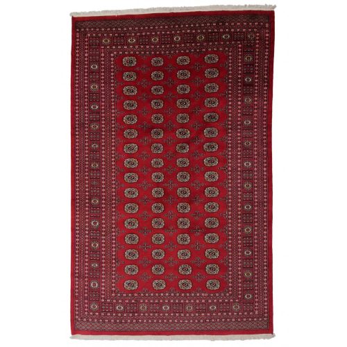 Pakisztáni szőnyeg bordó Bokhara 199x310 kézi csomózású nappali szőnyeg