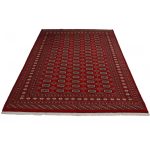 Pakisztáni szőnyeg bordó Bokhara 198x308 kézi csomózású nappali szőnyeg