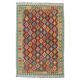 Kilim szőnyeg 199x295 kézi szövésű afgán gyapjú kilim