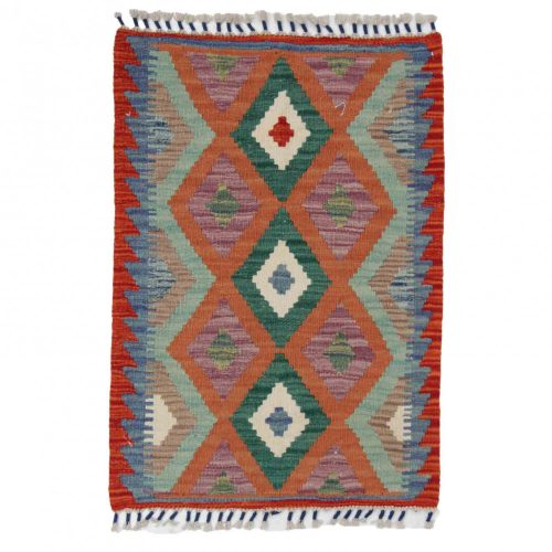 Kilim szőnyeg Chobi 61x87 kézi szövésű afgán gyapjú kilim