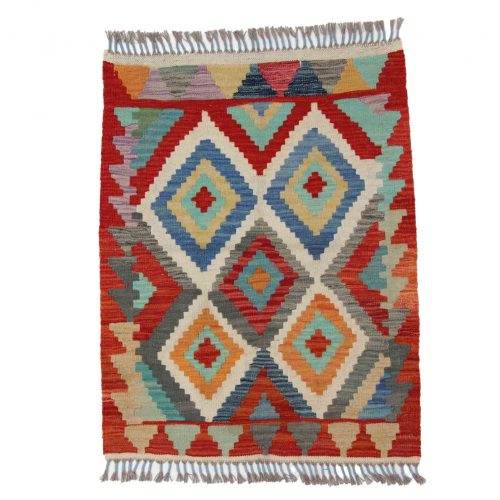 Kilim szőnyeg Chobi 88x115 kézi szövésű afgán gyapjú kilim