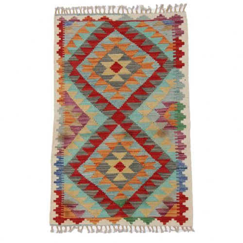 Kilim szőnyeg Chobi 81x125 kézi szövésű afgán gyapjú kilim