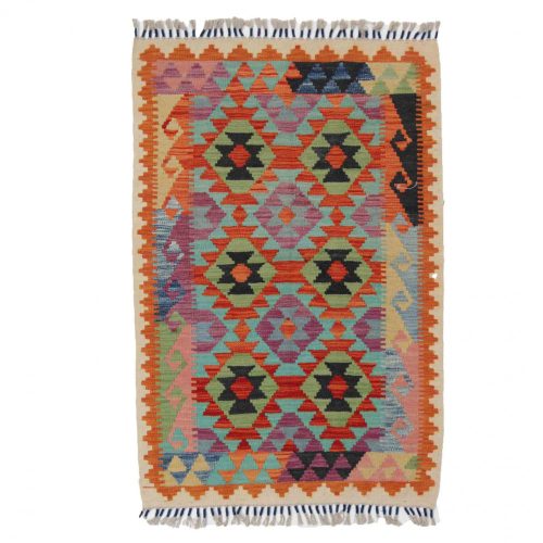 Chobi Kilim szőnyeg 86x129 kézi szövésű afgán gyapjú kilim