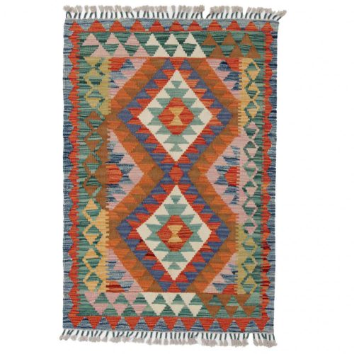 Kilim szőnyeg Chobi 88x127 kézi szövésű afgán gyapjú kilim