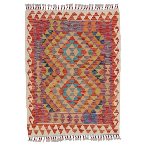 Kilim szőnyeg Chobi 92x120 kézi szövésű afgán gyapjú kilim