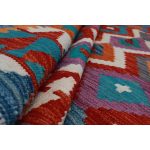 Kilim szőnyeg 203x296 kézi szövésű afgán gyapjú kilim
