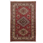 Kazak szőnyeg 187x119 színes kézi csomózású keleti szőnyeg