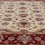 Ziegler szőnyeg bézs-bordó 200x149 kézi csomózású perzsa szőnyeg