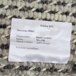 Vastag gyapjú szőnyeg Rustic 70x126 szövött szőnyeg