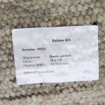 Vastag szőnyeg gyapjúból Rustic 70x130 szövött szőnyeg