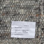 Vastag gyapjú szőnyeg Rustic 70x135 szövött modern szőnyeg