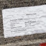 Vastag gyapjú szőnyeg Rustic 70x135 szövött szőnyeg