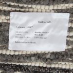Vastag gyapjú szőnyeg Rustic 70x135 szövött szőnyeg
