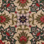 Krém díszpárna 45x45 – Keleti ornament