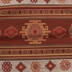 Barna díszpárna 45x45 – Sivatagi kilim