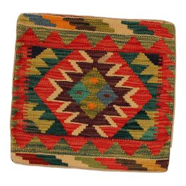 Kézi szövésű díszpáran 45x45 Kilim párnahuzat