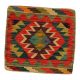 Kézi szövésű díszpáran 45x45 Kilim párnahuzat