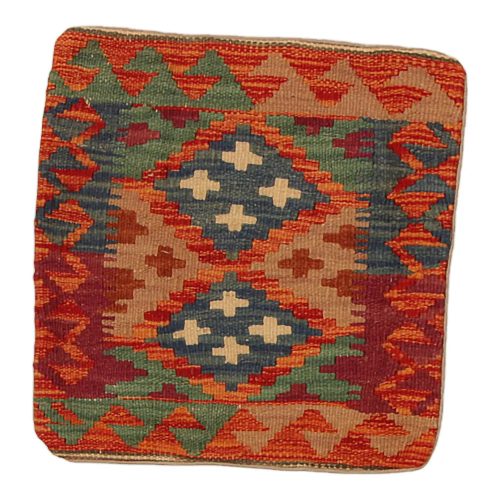 Kézi szövésű Kilim párnahuzat 45x45 afgán díszpárna