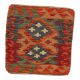 Kézi szövésű Kilim párnahuzat 45x45 afgán díszpárna