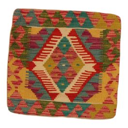 Kézi szövésű párnahuzat 45x45 Kilim díszpárna