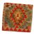 Kilim díszpárna 45x45 kézi szövésű Kelim párnahuzat