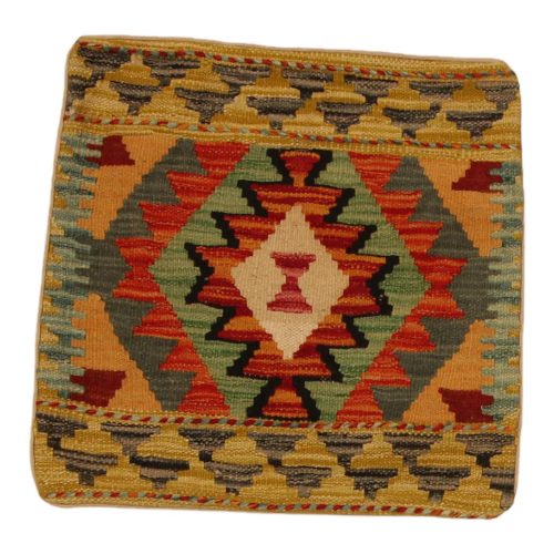 Kilim díszpárna 45x45 kézi szövésű párnahuzat
