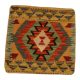 Kilim díszpárna 45x45 kézi szövésű párnahuzat
