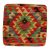Kilim díszpárna 45x45 kézi szövésű párnahuzat