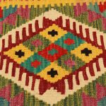 Kilim díszpárna 45x45 kézi szövésű párnahuzat