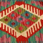 Kilim díszpárna 45x45 kézi szövésű párnahuzat