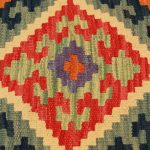 Kilim díszpárna 45x45 kézi szövésű párnahuzat