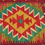 Kilim díszpárna 45x45 kézi szövésű párnahuzat